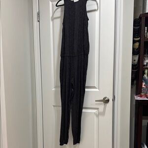 Black Sleeveless Jumpsuit